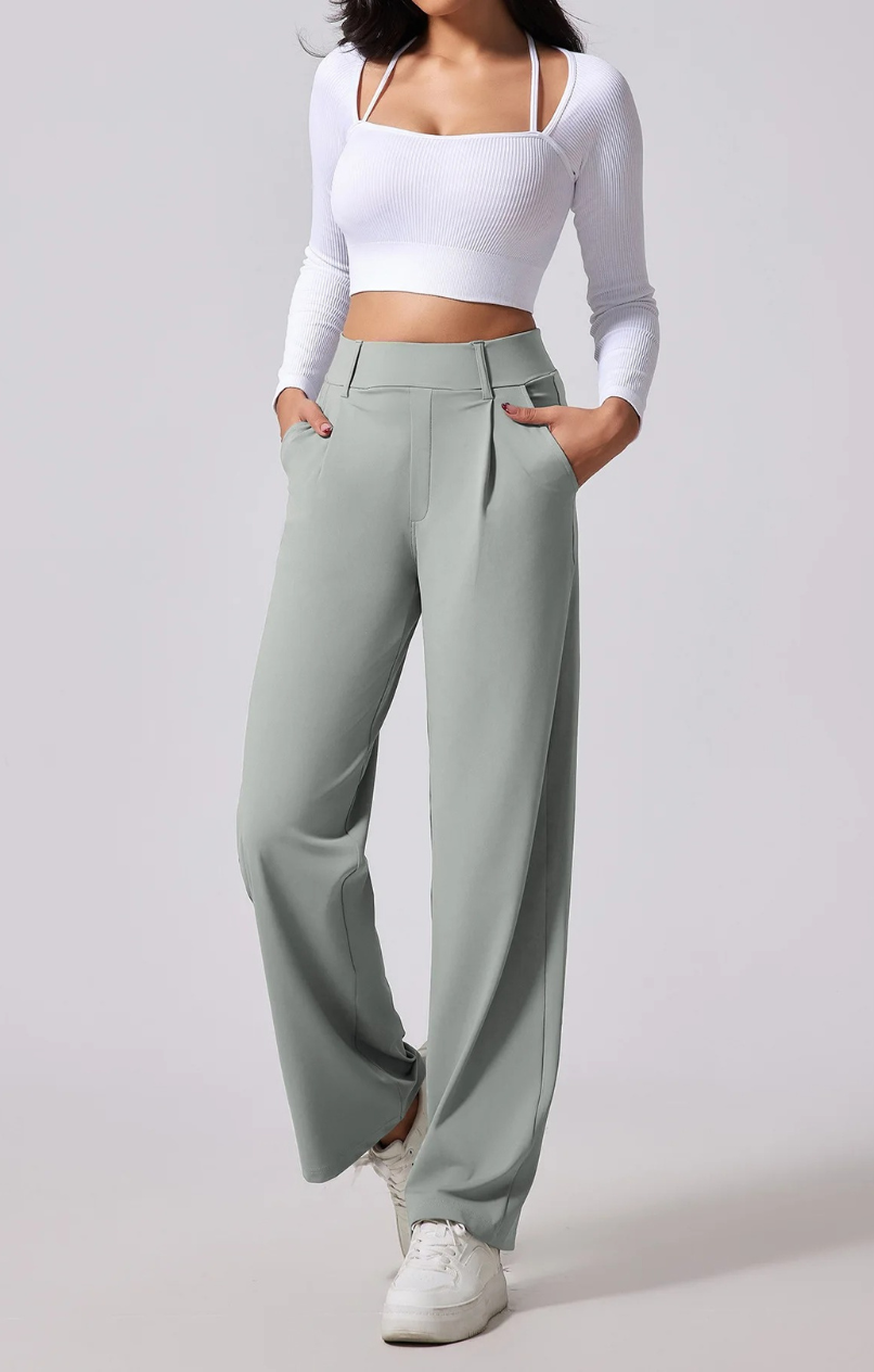 Viral Women's Solid Pocket Stretch Pants