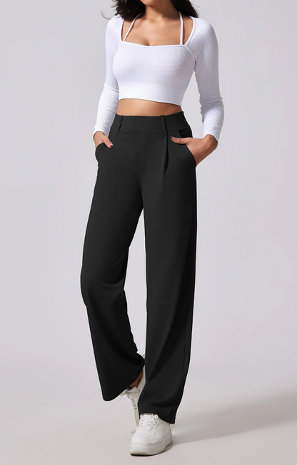 Viral Women's Solid Pocket Stretch Pants