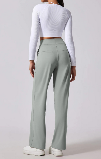 Viral Women's Solid Pocket Stretch Pants